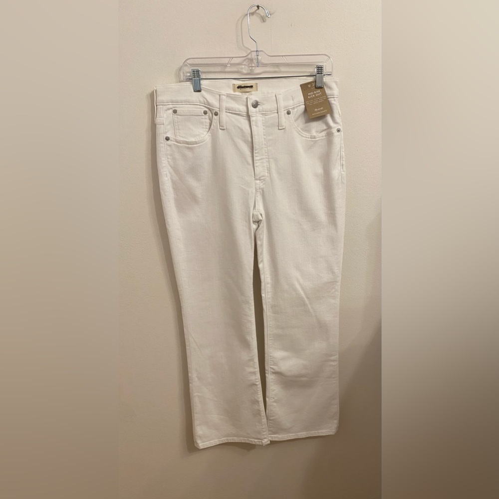 Madewell Kick Out Crop Jeans Size 30 NWT